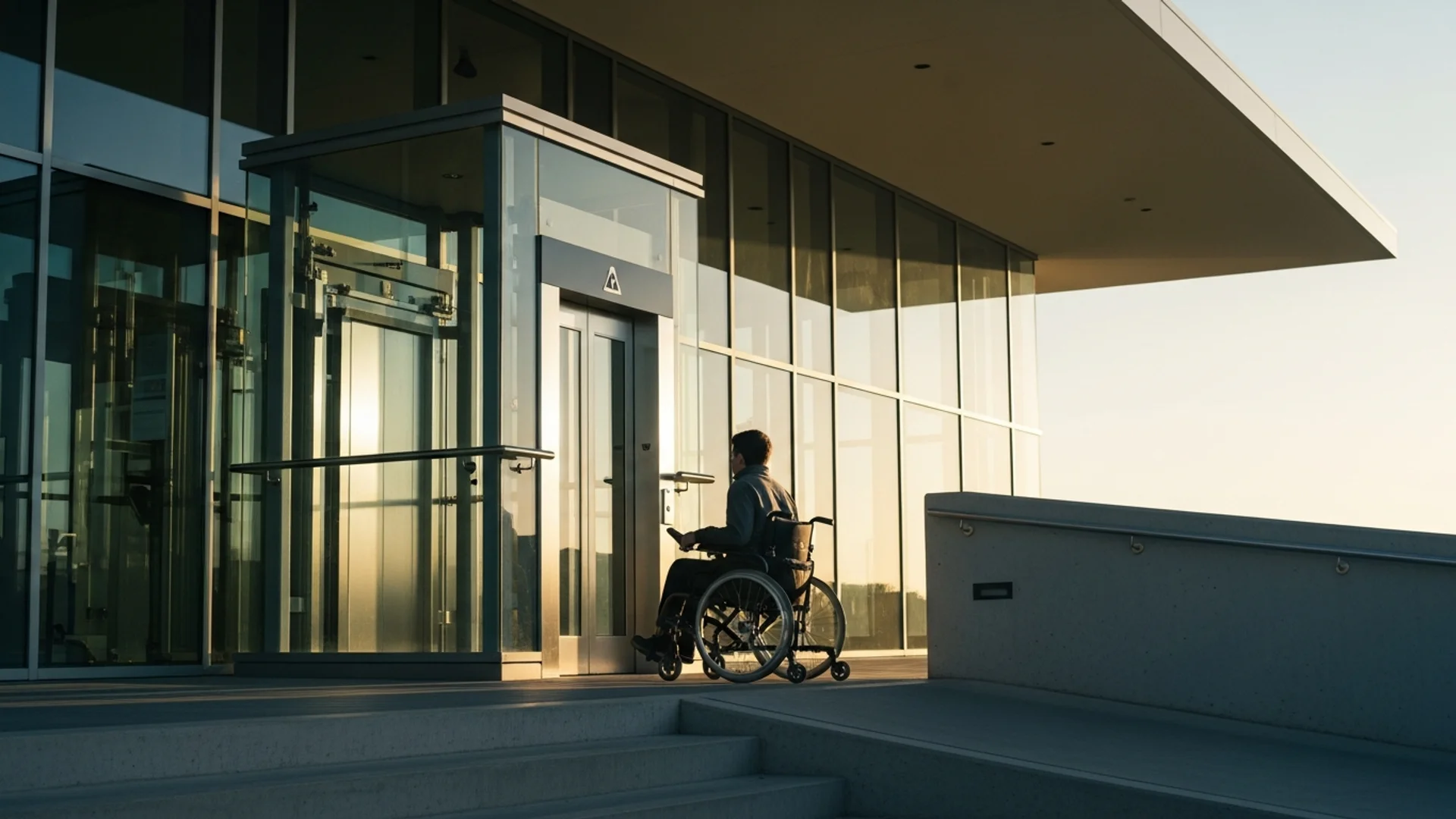 Australian home with accessible platform lift installation